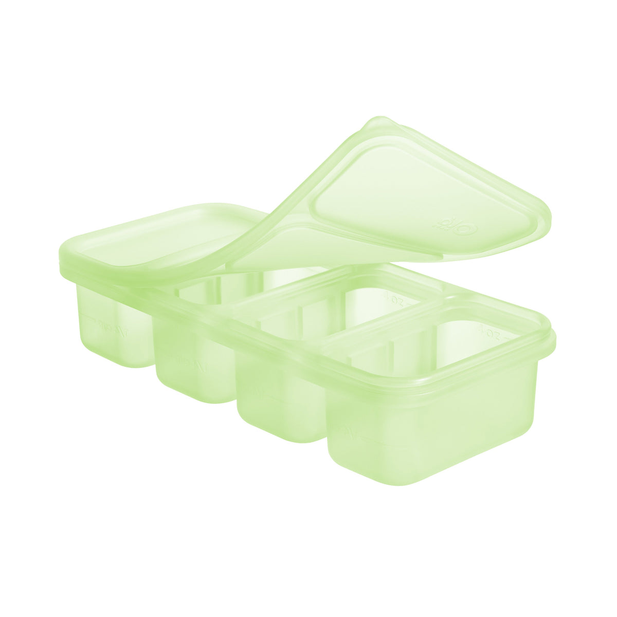 Olababy Silicone Baby Food Freezer Tray, 1/2 Cup Portions, with Lid