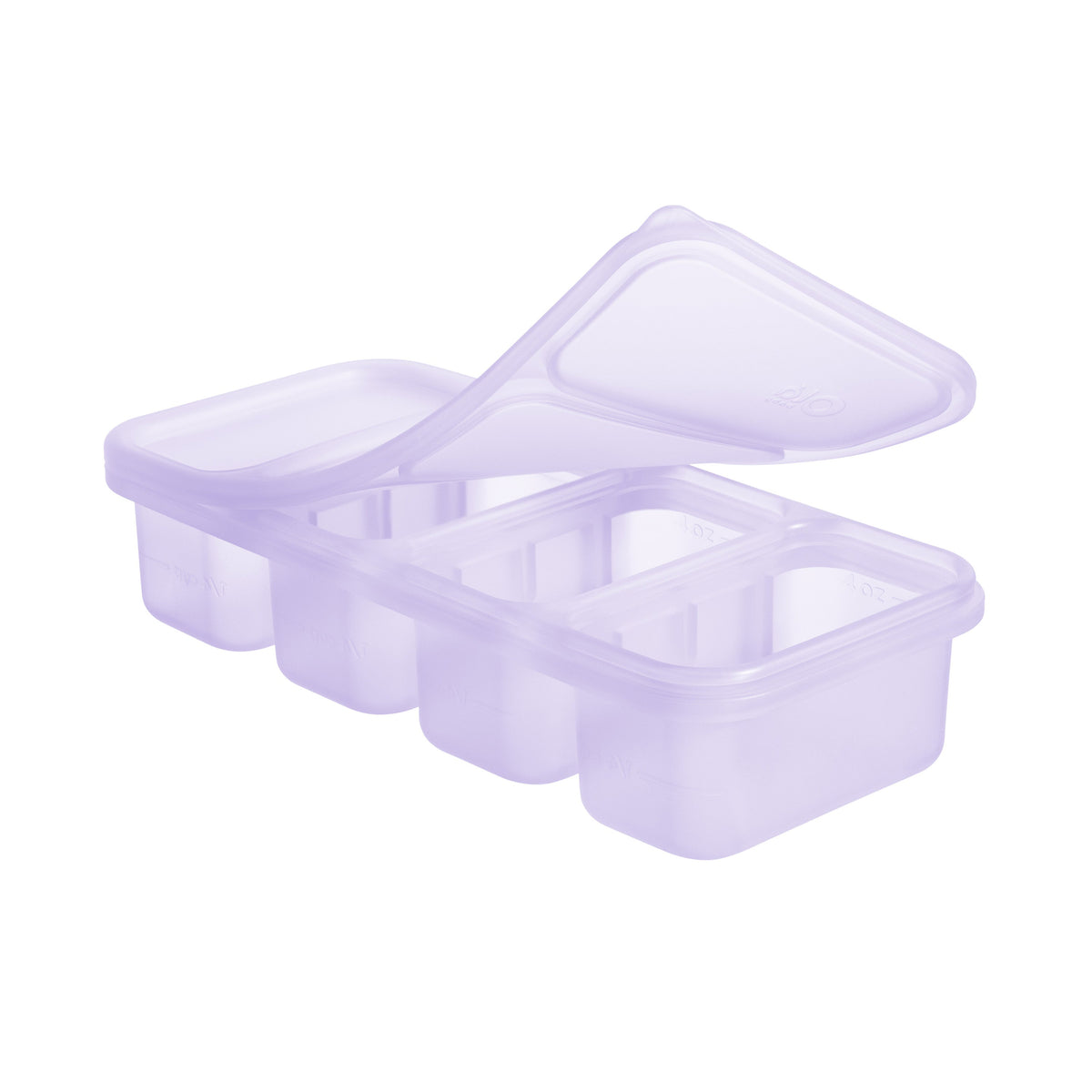 Olababy Silicone Baby Food Freezer Tray, 1/2 Cup Portions, with Lid