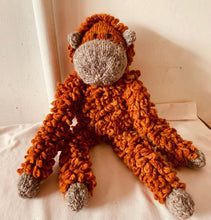 Load image into Gallery viewer, Finn + Emma Wool Knit Buddy Non-Toxic Organic Stuffy Toy | Opal the Oranguntan
