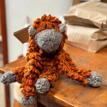 Load image into Gallery viewer, Finn + Emma Wool Knit Buddy Non-Toxic Organic Stuffy Toy | Opal the Oranguntan
