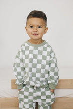 Load image into Gallery viewer, Organic Cotton Checkered Jogger Set - more colors
