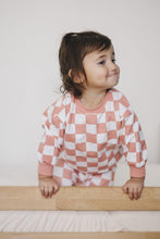 Load image into Gallery viewer, Organic Cotton Checkered Jogger Set - more colors
