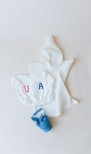 Load image into Gallery viewer, Organic Cotton Kids Waffle Beach Towel Poncho - more colors
