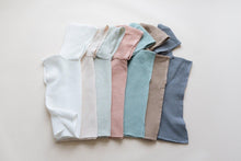 Load image into Gallery viewer, Organic Cotton Kids Waffle Beach Towel Poncho - more colors
