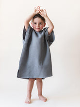 Load image into Gallery viewer, Organic Cotton Kids Waffle Beach Towel Poncho - more colors
