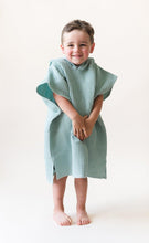 Load image into Gallery viewer, Organic Cotton Kids Waffle Beach Towel Poncho - more colors
