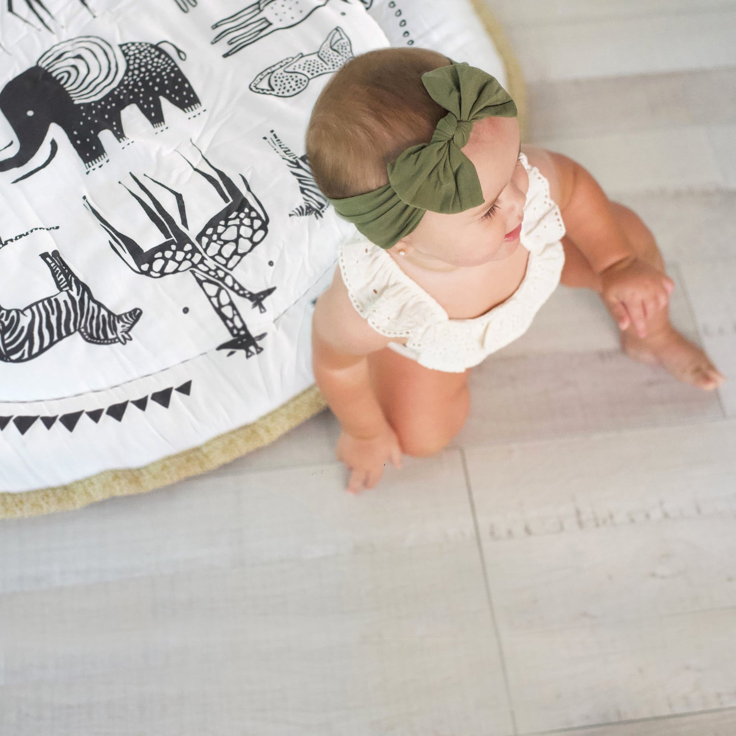 Wee Gallery Little Safari Adventure Playmat and Soft Block Baby Set
