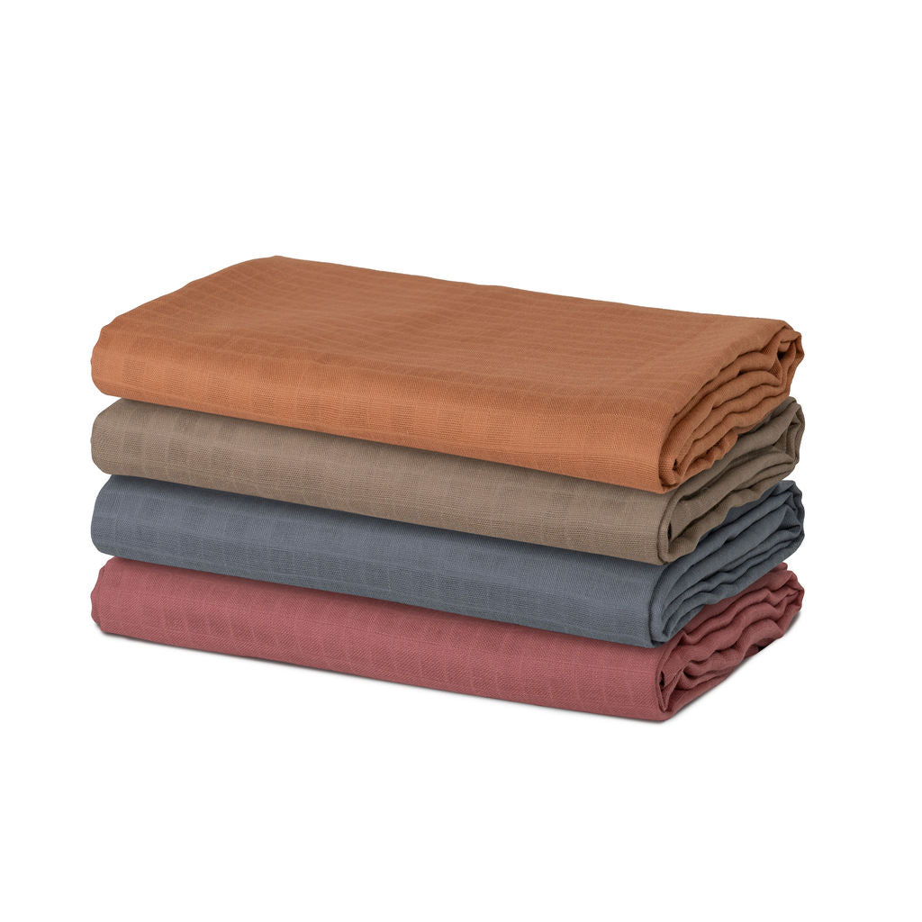 Organic Cotton Mart Eco-Friendly Muslin Swaddle Blankets