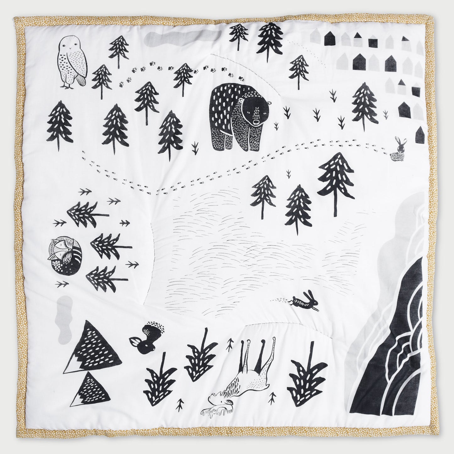 Wee Gallery Organic Cotton Reversible Playmat | Explore