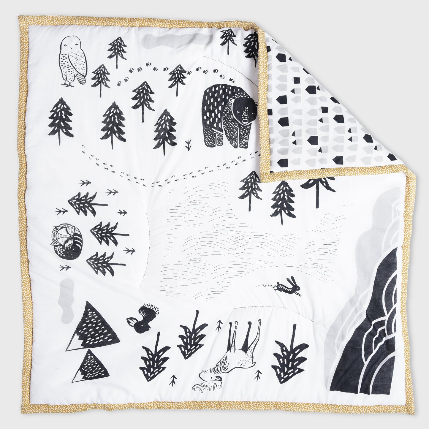 Wee Gallery Organic Cotton Reversible Playmat | Explore