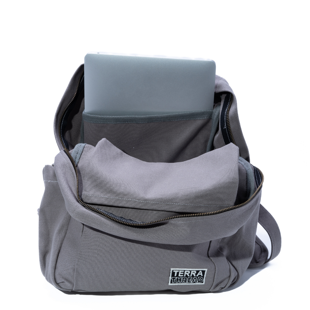 Terra Thread Earth Sustainable GOTS Organic Cotton Backpack
