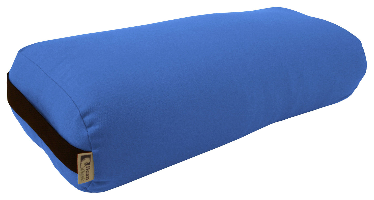 Premium Organic Cotton Yoga Bolster - Round, Rectangle, Pranayama
