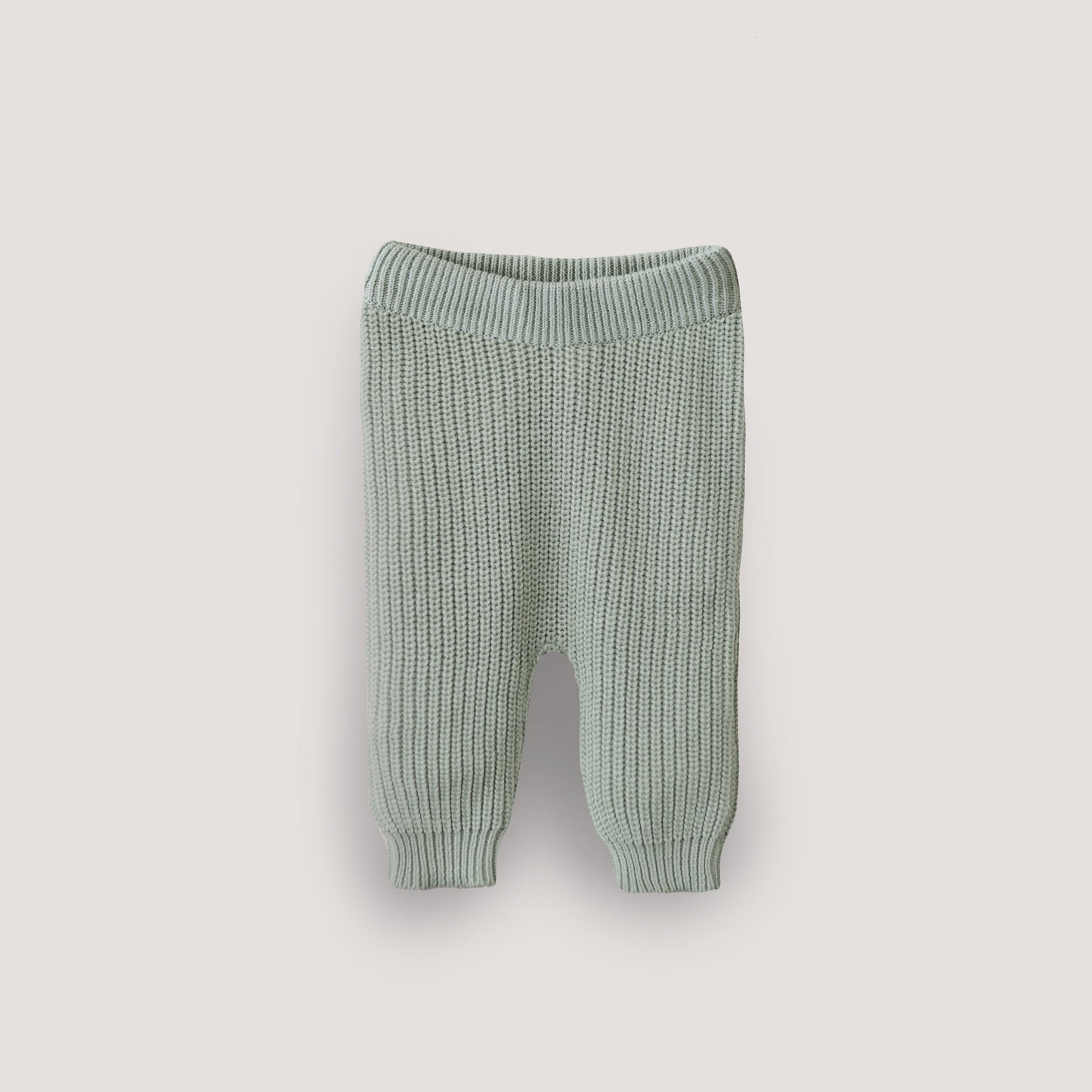 Mushie Organic Cotton Baby Chunky Knit Pants