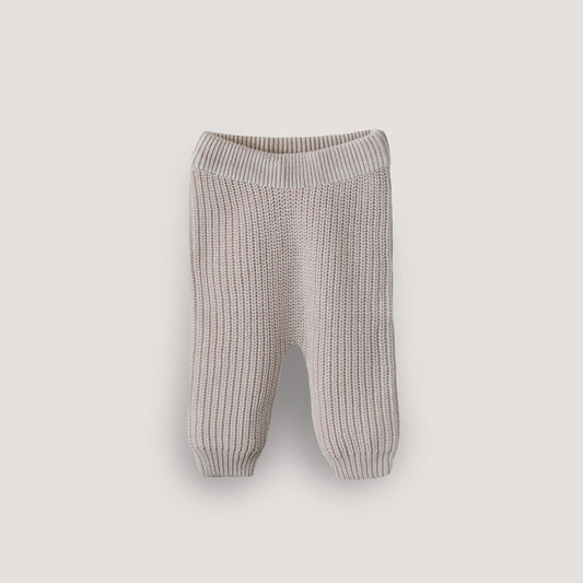 Mushie Organic Cotton Baby Chunky Knit Pants