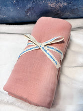 Load image into Gallery viewer, Organic Cotton Gauze Muslin Swaddle Blanket
