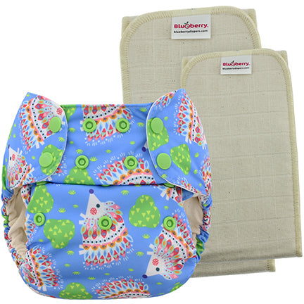 One Size Pocket Cloth Diaper – Adjustable 10–35 lb, Inserts Not Included