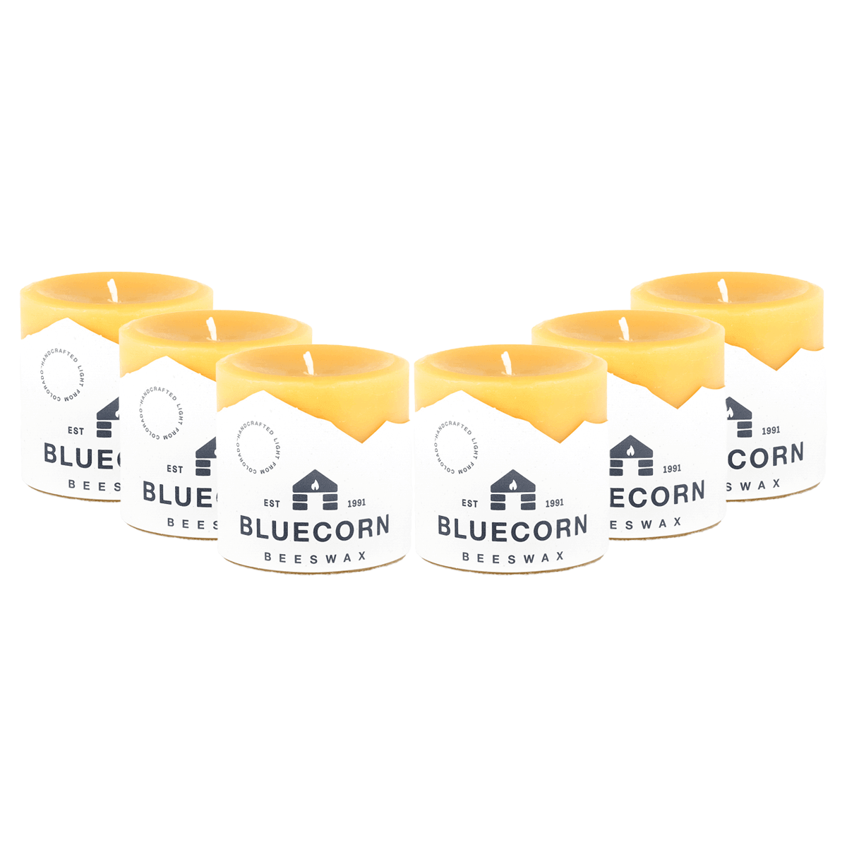Bluecorn Candles Beeswax Pillar Candles - Thumbnail 5