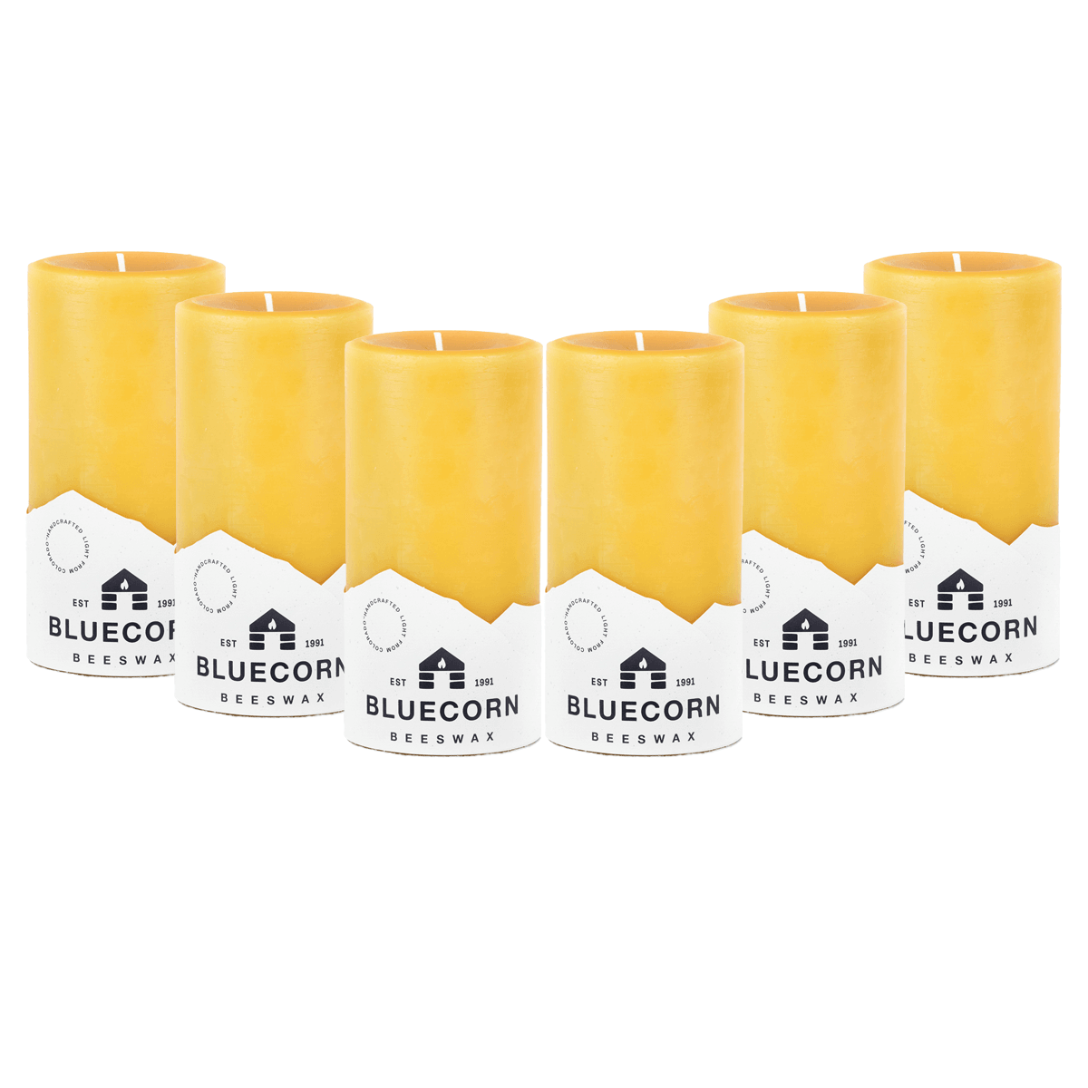 Bluecorn Candles Beeswax Pillar Candles - Thumbnail 3
