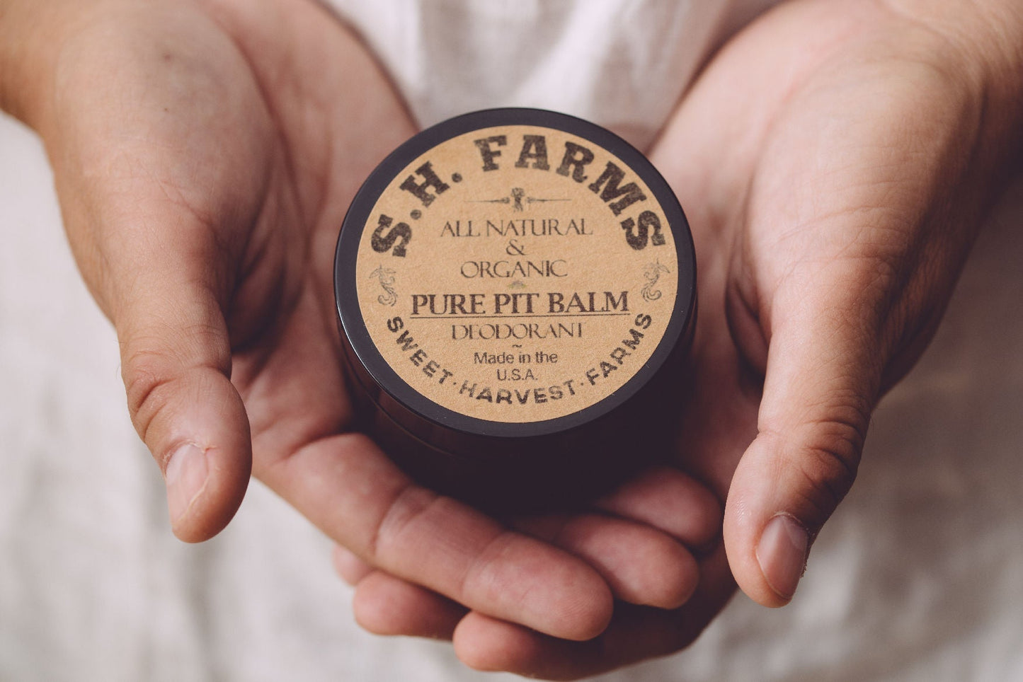 Sweet Harvest Farms "The Pure Pit Balm" - Organic Aluminum Free Deodorant with Probiotics