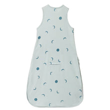 Load image into Gallery viewer, Organic Cotton &amp; Merino Sleeping Bag - Lunar Blue Print
