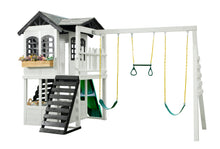 Load image into Gallery viewer, 2mamabees Eco-Friendly Wooden Londyn Swing Set
