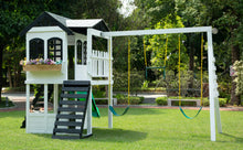 Load image into Gallery viewer, 2mamabees Eco-Friendly Wooden Londyn Swing Set
