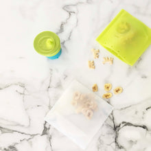 Load image into Gallery viewer, Reusable Silicone Snack and Storage Bags, 2pk

