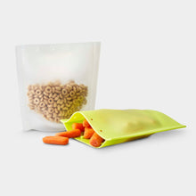 Load image into Gallery viewer, Reusable Silicone Snack and Storage Bags, 2pk
