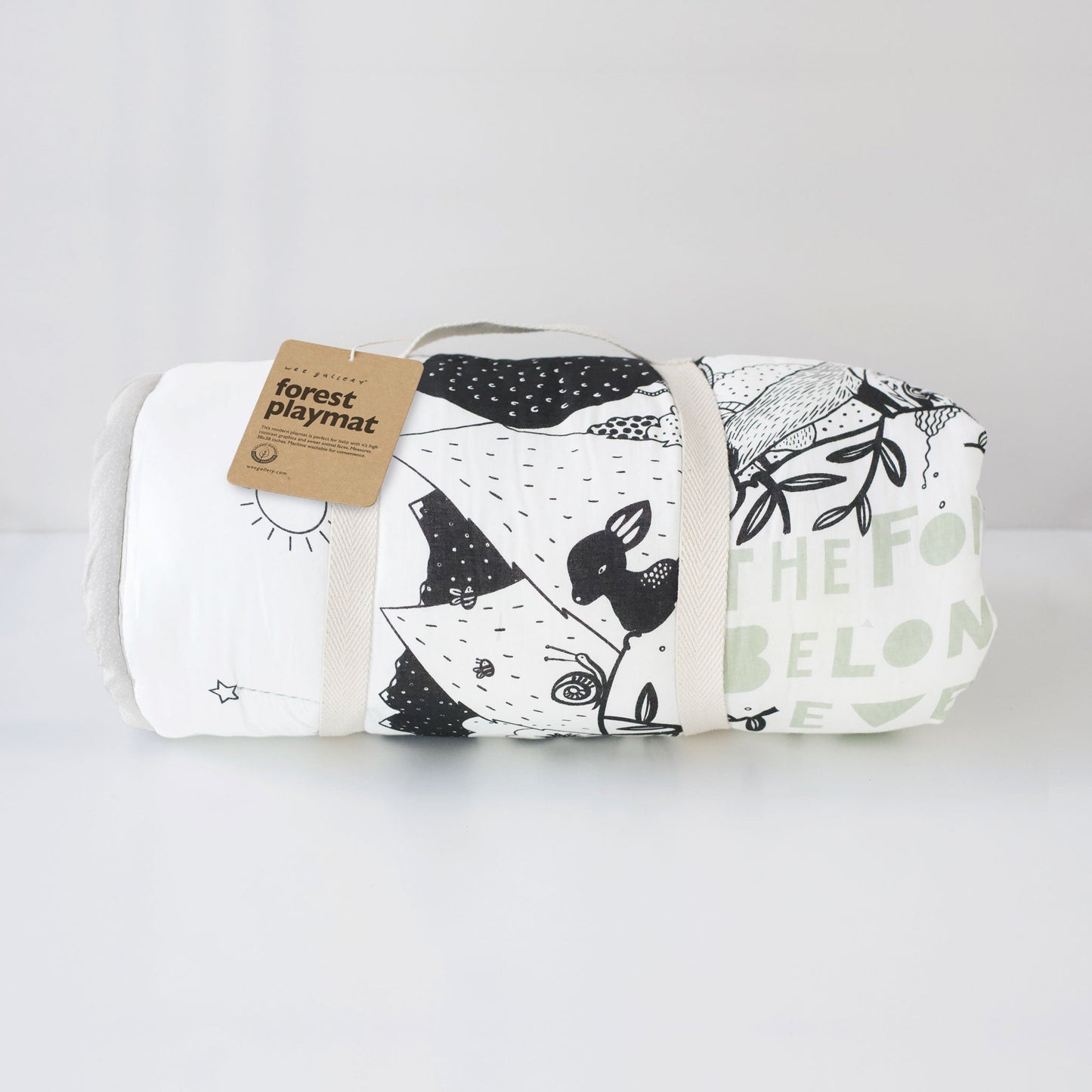 Wee Gallery Organic Cotton Reversible Forest Playmat