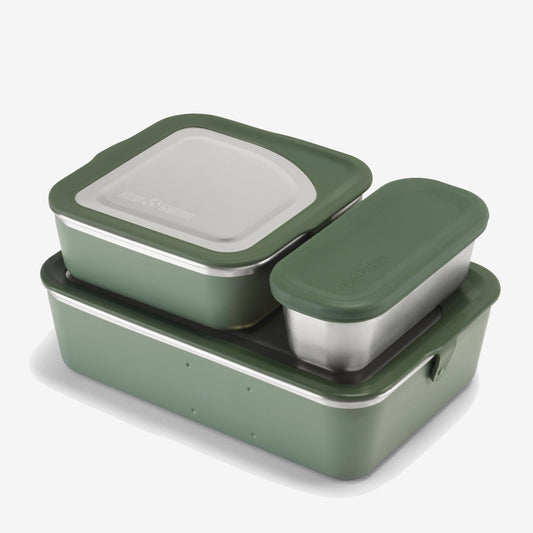 Klean Kanteen® Rise Food Box Family Set - Eco-Friendly Stainless Steel Lunch Containers