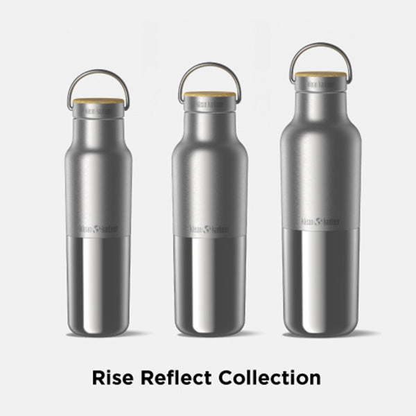 Klean Kanteen 20oz Rise Reflect with Bamboo Cap