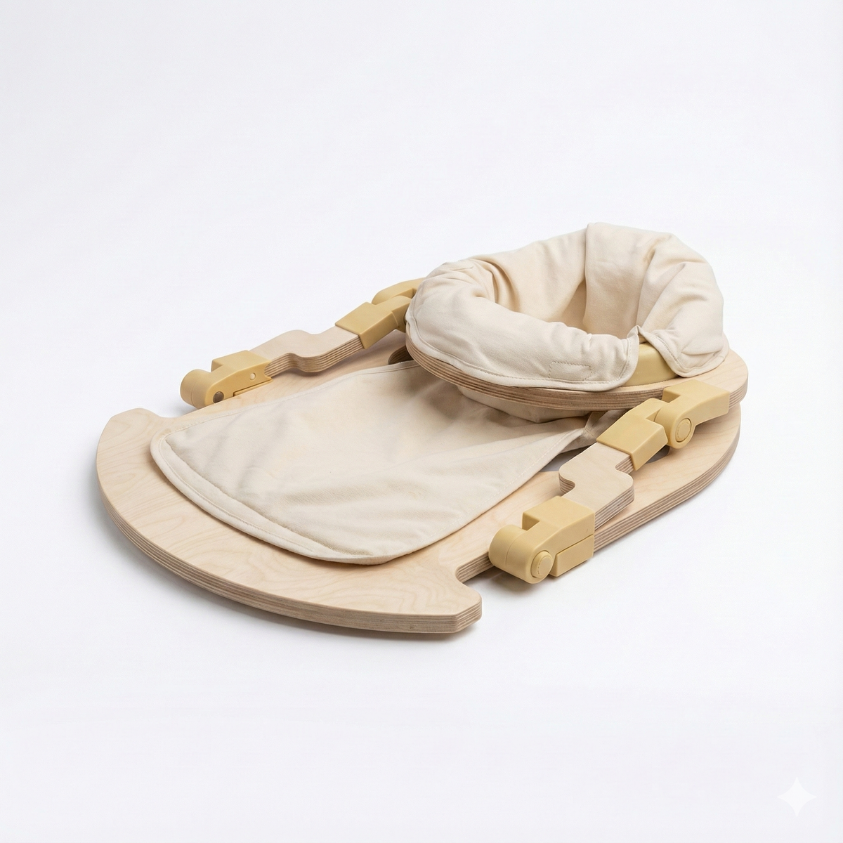 Avenlur Oakling Foldable Wooden Baby Activity Seat – Real Wood Play Seat for 10–18 Months