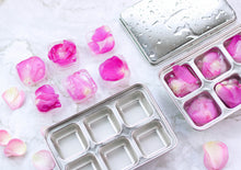 Load image into Gallery viewer, Ecozoi STAINLESS STEEL ICE CUBE TRAYS, 12 Large Cubes, 2 PACK
