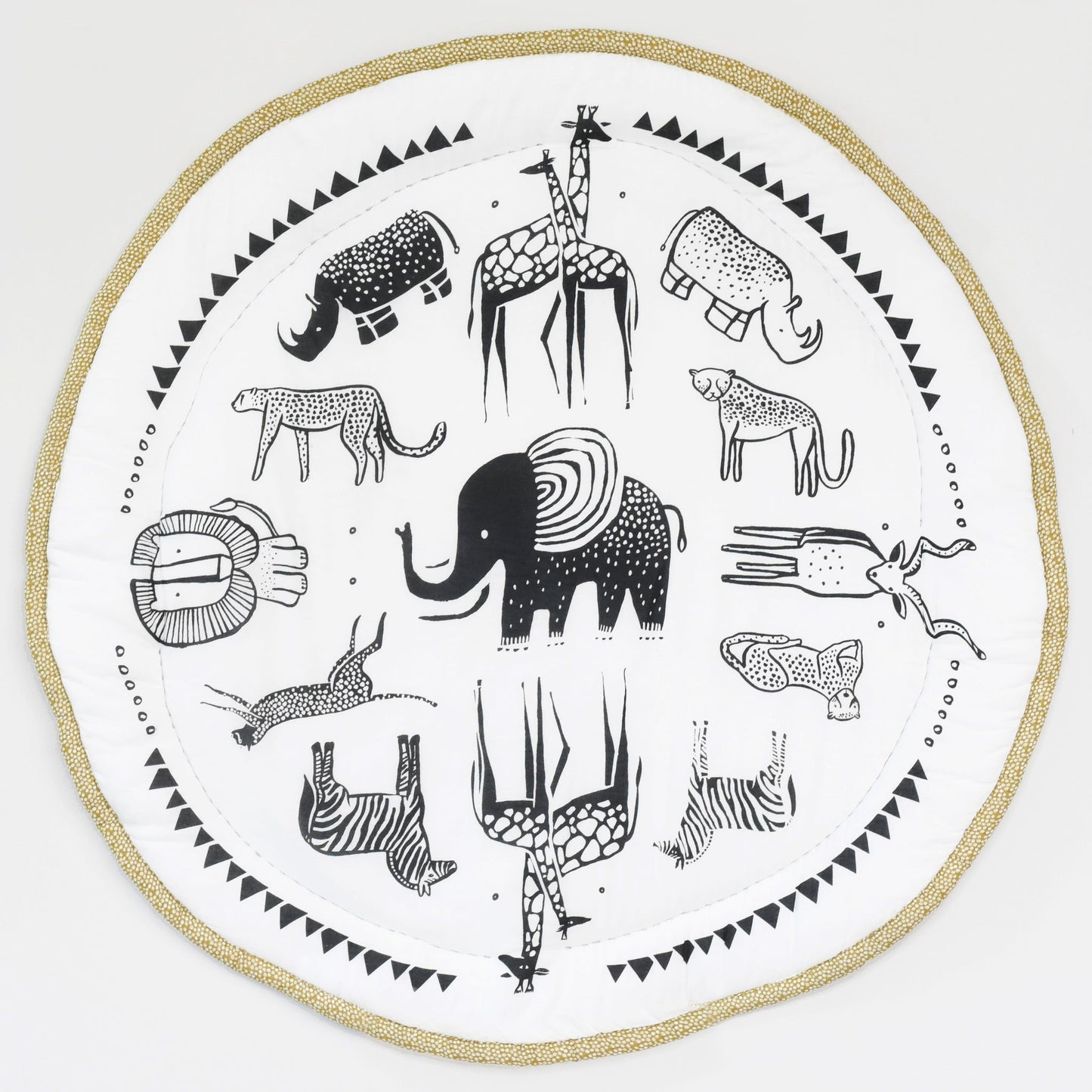 Wee Gallery Little Safari Adventure Playmat and Soft Block Baby Set