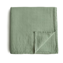 Load image into Gallery viewer, Mushie Organic Cotton Muslin Swaddle Blanket

