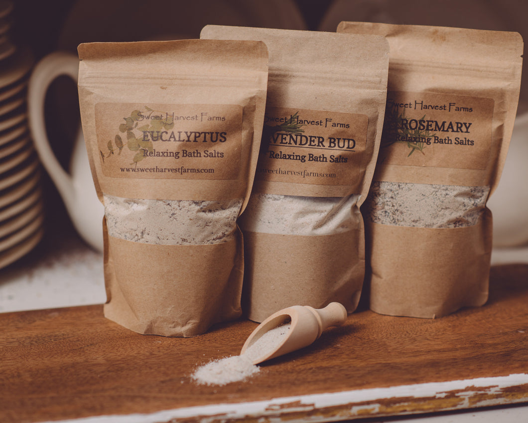 Sweet Harvest Farms Relaxing Bath Salts - Luxury Mineral-Rich Bath Soak