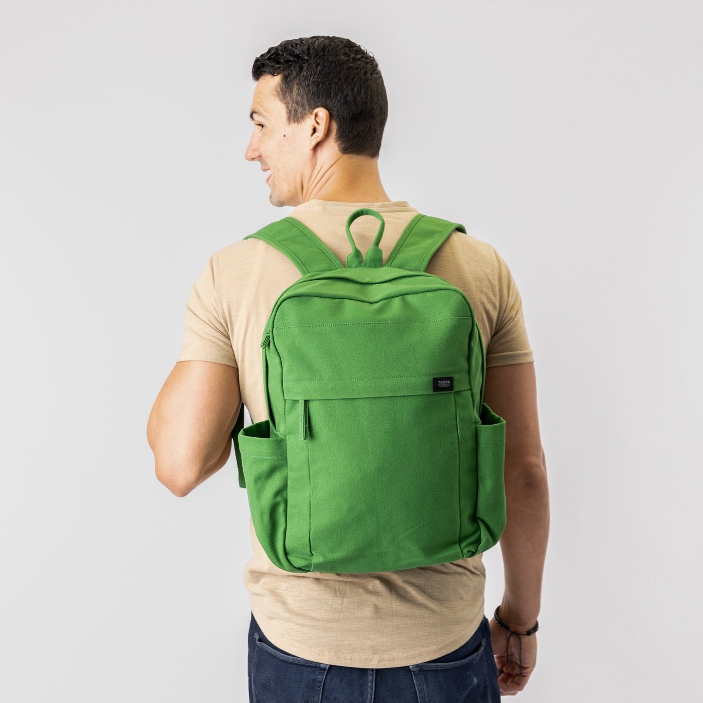 Terra Thread Earth Sustainable GOTS Organic Cotton Backpack