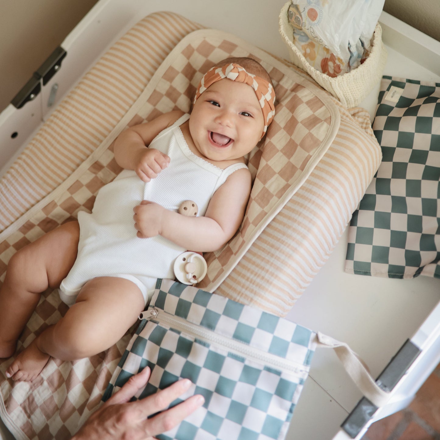 Mushie Organic Cotton Muslin Changing Pad Liners