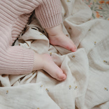 Load image into Gallery viewer, Mushie Organic Cotton Muslin Swaddle Blanket

