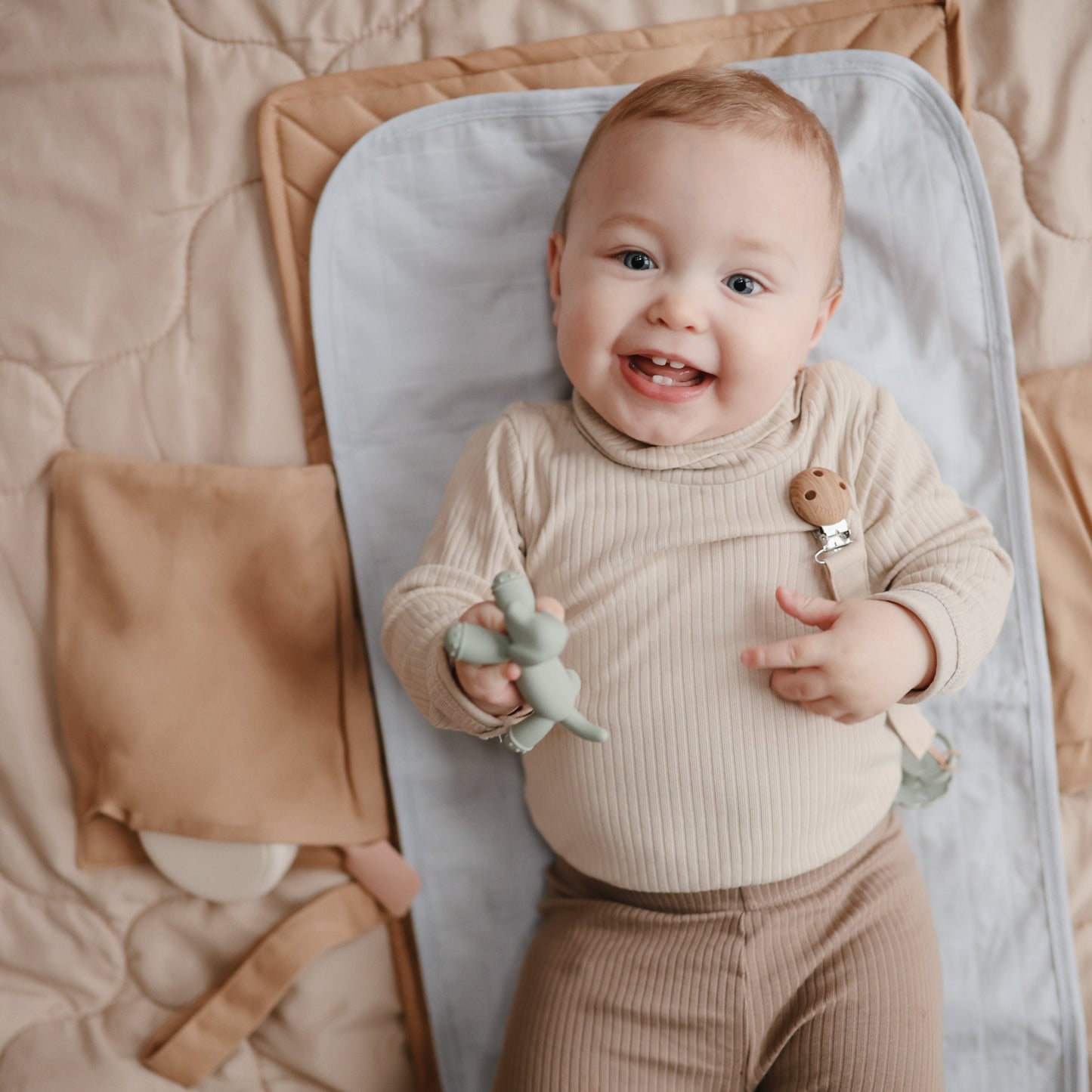 Mushie Organic Cotton Muslin Changing Pad Liners