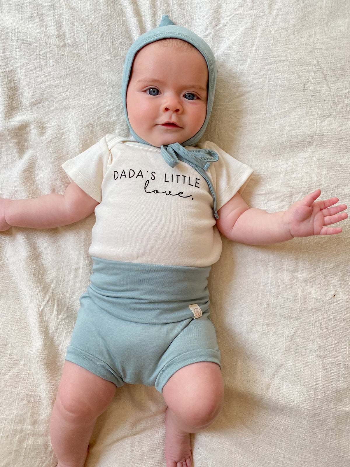 Dada’s Little Love Organic Cotton Baby Bodysuit – Short Sleeve, 0–24M