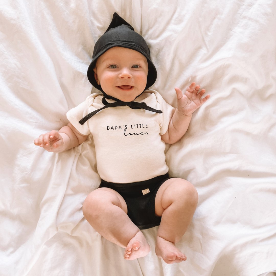 Dada’s Little Love Organic Cotton Baby Bodysuit – Short Sleeve, 0–24M