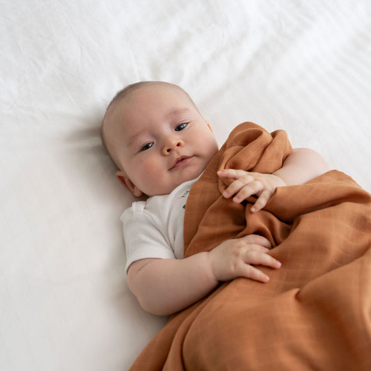 Organic Cotton Mart Eco-Friendly Muslin Swaddle Blankets