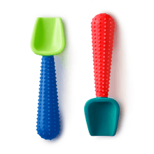 Load image into Gallery viewer, SiiliKids Silicone Baby Spoons, 2pk
