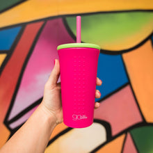 Load image into Gallery viewer, Silicone Tumbler Lid for Straws
