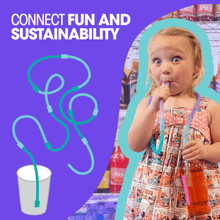 Load image into Gallery viewer, SiliStraw Connectable Silicone Straw
