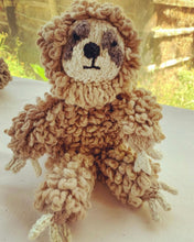 Load image into Gallery viewer, Finn + Emma Natural Wool Knit Buddy Stuffy Toy | Sam the Sloth
