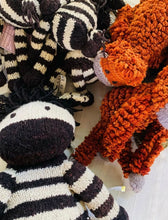 Load image into Gallery viewer, Finn + Emma Wool Knit Buddy Stuffy Toy | Zachary the Zebra
