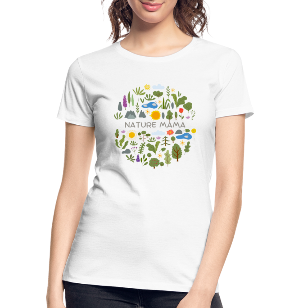 Women’s Organic Cotton T-Shirt | Nature Mama - white