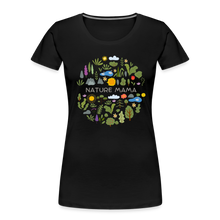 Load image into Gallery viewer, Women’s Organic Cotton T-Shirt | Nature Mama - black
